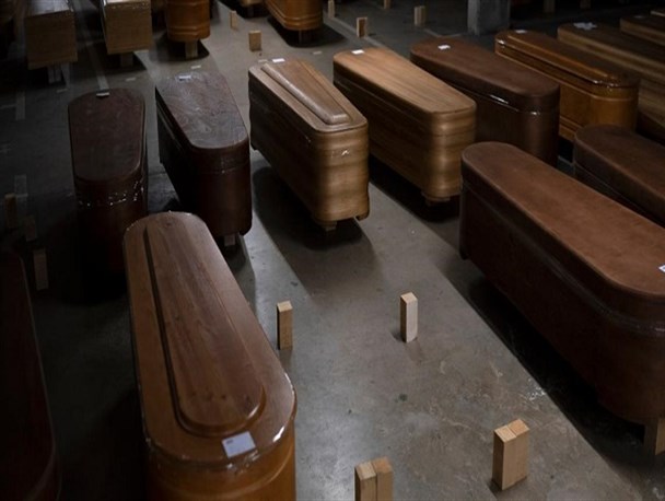 تنهایی مبتلایان به کووید19 از بستر مرگ تا گورستان+ تصاویر