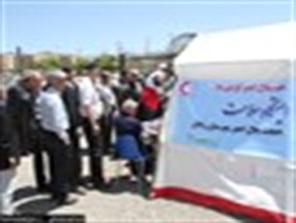 ایستگاه سلامت در زنجان بر پا شد+تصاویر