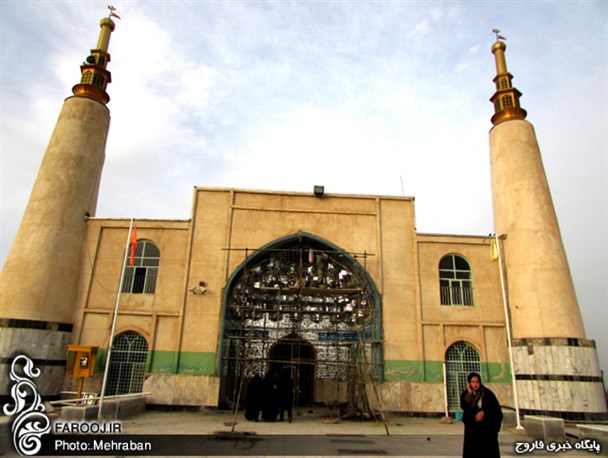 زیبا سازی بنای امامزاده جعفر(ع) روستای سیاهدشت+تصاویر