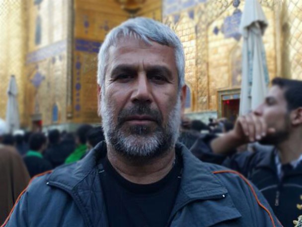 شهید مدافع حرم گیلانی جواد دوربین در کاروان پیاده اربعین