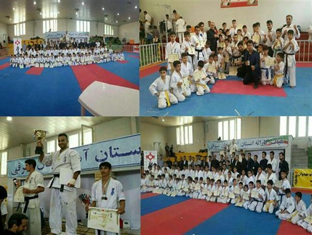 درخشش کاراته کاران پیرانشهری در مسابقات استانی