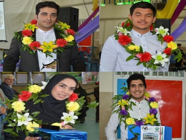 تجلیل از نخبگان بمناسبت گرامیداشت هفته معلم در کردکوی+تصاویر