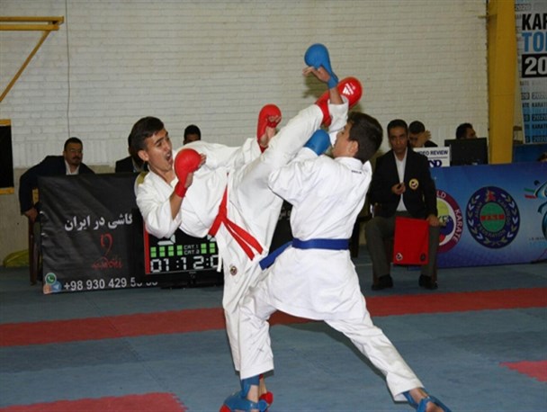 کاراته کای بسیجی کرمانشاهی قهرمان مسابقات نونهالان کشور شد