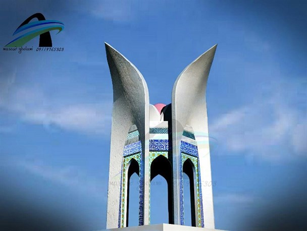 طرح نهایی المان شهدای گمنام کلاله انتخاب شد+ تصاویر