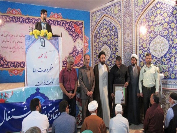 تقدیر امام جمعه دولت آباد از ملی پوش مسابقات آسیایی