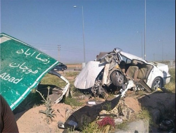 جاده مرگ در قوچان همچنان قربانی می گیرد