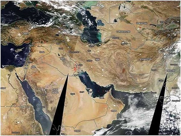 ۸۲۰ کیلومتر مربع از مساحت هامون های سیستان کاهش یافت