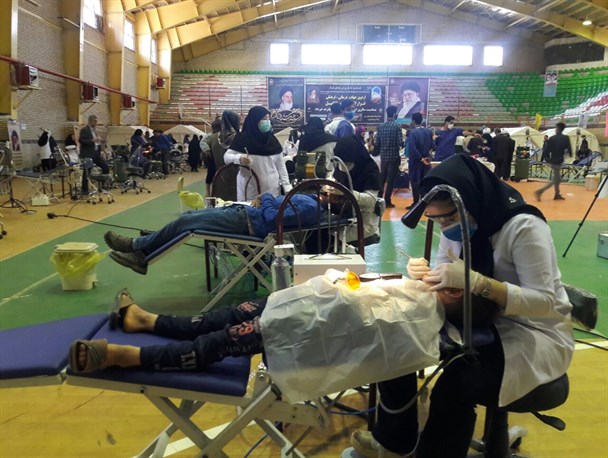 اردوی جهادی درمانی قرارگاه الکفیل در مشگین شهر +فیلم