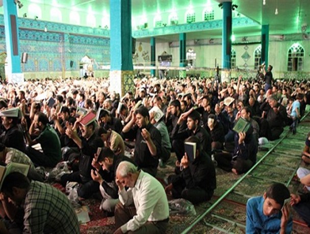 شهرستان برخوار در شب ۲۱ رمضان غرق در ماتم بود/تصاویر