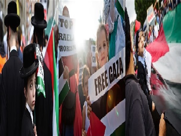 راهپیمایی روزجهانی قدس در 5+1/ وقتی فاصله مردم با حکومت در غرب از زمین تا آسمان است