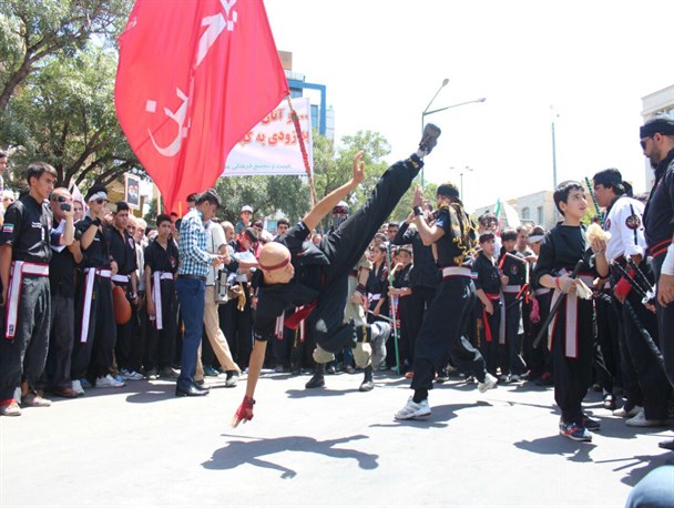 خشم یکپارچه ورزشکاران همدانی بر ضد نسل کشی در فلسطین
