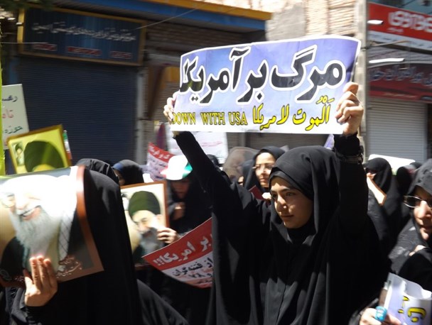 راهپیمایی روز قدس در سراب + تصاویر