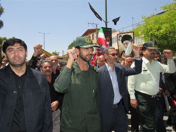 راهپیمایی روز قدس در کبودراهنگ/تصاویر