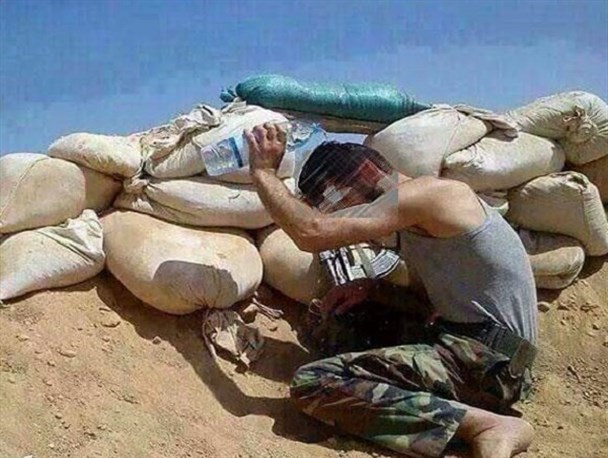 دفاع از حرم، در گرمای حمص+عکس