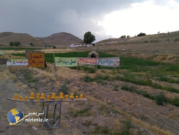 عسل فروشی‌های کنار جاده، برند عسل استان اردبیل را زیر سوال می‌برد+تصاویر