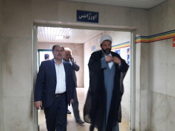 بازدید نماینده و فرماندار فومن  از نیروی انتظامی و بیمارستان این شهرستان + تصاویر