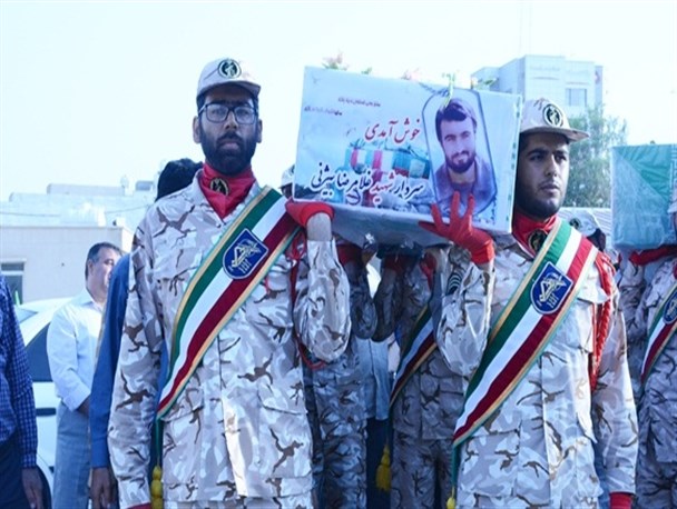 تشییع پیکر پاک شهدا گمنام در بوشهر