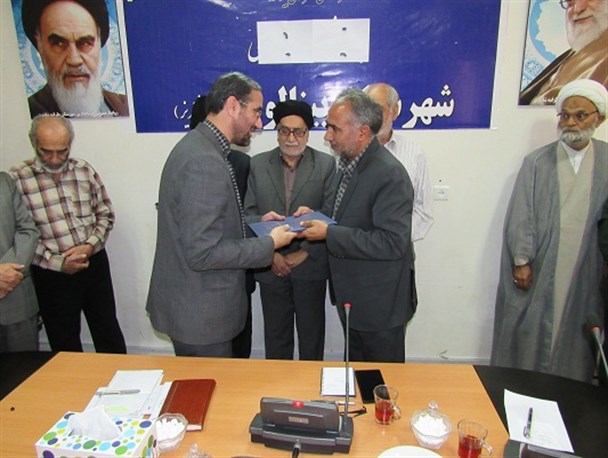 مراسم تکریم و معارفه رئیس بنیادشهید و امور ایثارگران طرقبه شاندیز
