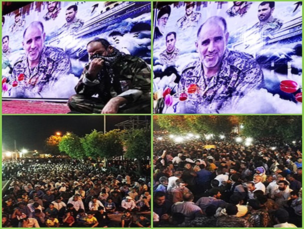 مراسم باشکوه وداع با پنجمین شهید مدافع حرم دزفول