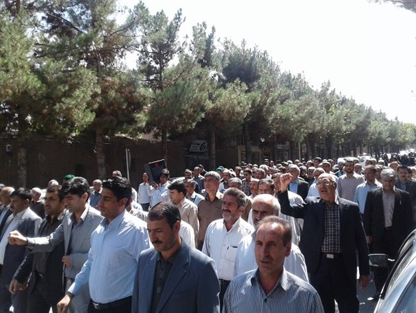 گزارش تصویری/ راهپیمایی نمازگزاران جمعه جغتای در محکومیت جنایات آل سعود