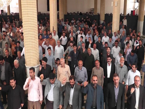اعلام انزجار نمازگزاران هرسینی در محکومیت جنایات آل‌سعود