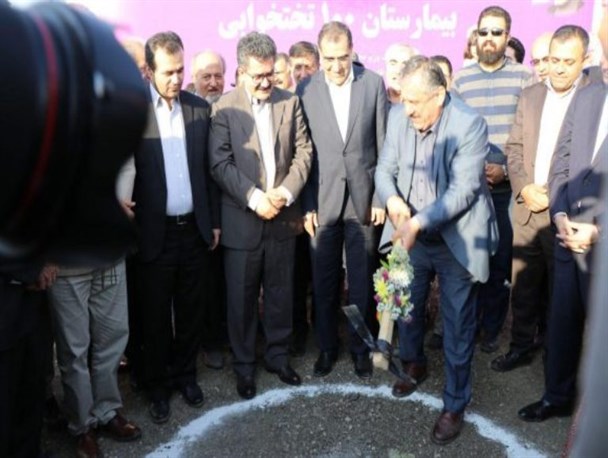 بیمارستان ۲۰۰ تختخوابی بوکان کلنگ زنی شد