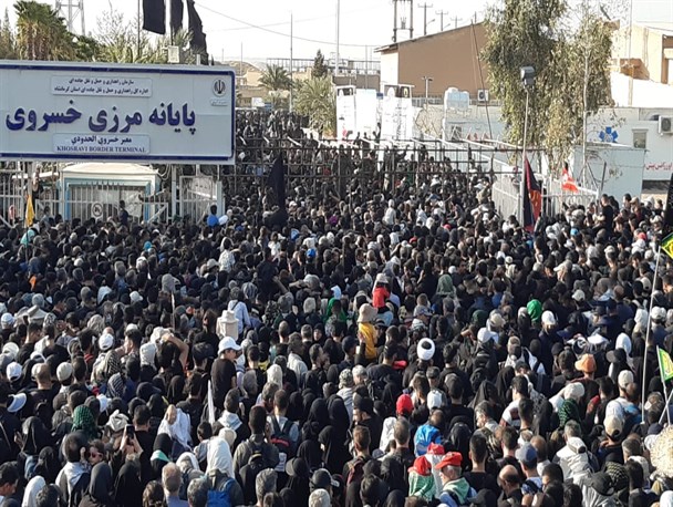 ۱۴۴ هزار زائر اربعین از طریق مرز خسروی به عتبات عالیات اعزام شدند