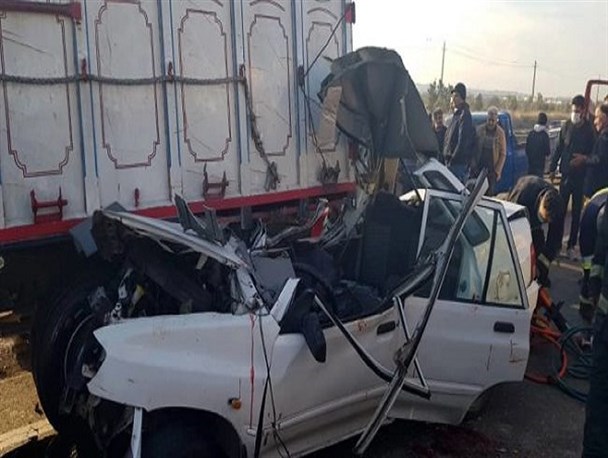 تصادف خونین در جاده قدیم بیرانشهر-خرم‌آباد/ ۶ نفر جان باختند