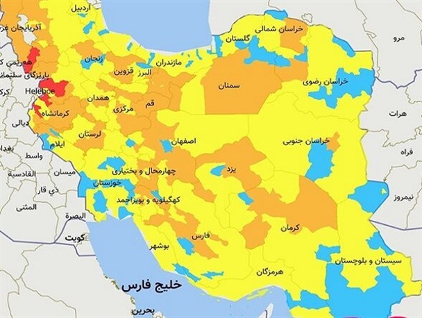 جنوب بوشهر آبی شد/ مرکز و شمال زرد ماند