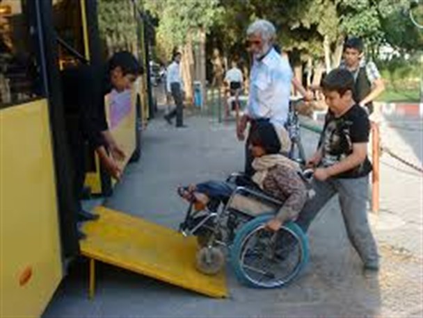 مناسب سازی اماکن عمومی قائم شهر برای معلولان