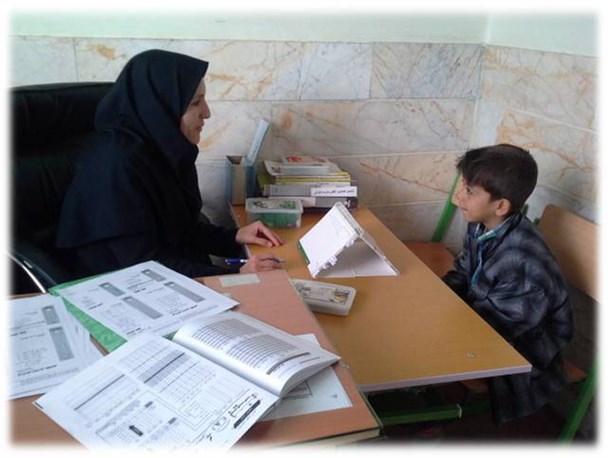 نمونه ای از فعالیتهای معلمین مدرسه استثنایی لاله