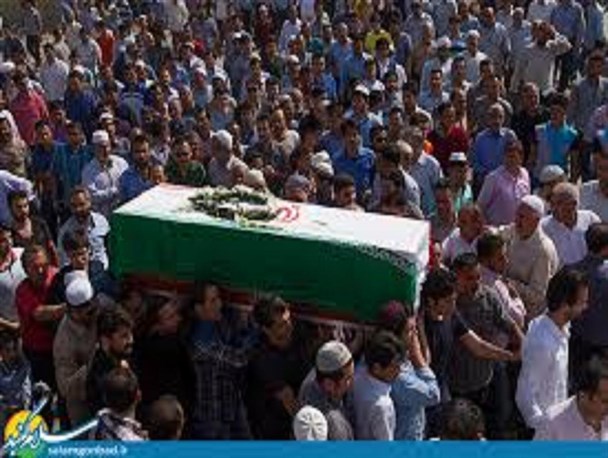 تشییع پیکر تنها مهاجر الی الله کرمانی حادثه منا