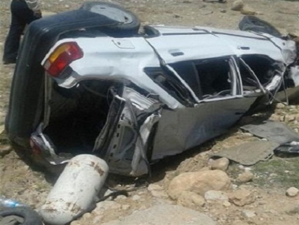 واژگونی خودرو پراید در کلات موجب مصدومیت و فوت9 نفر شد