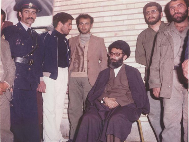 سردار شهید همدانی و رئیس جمهور در میدان نبرد