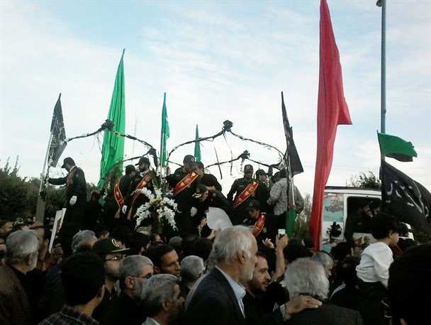 استقبال با شکوه مردم همدان از پیکر مطهر سردار همدانی