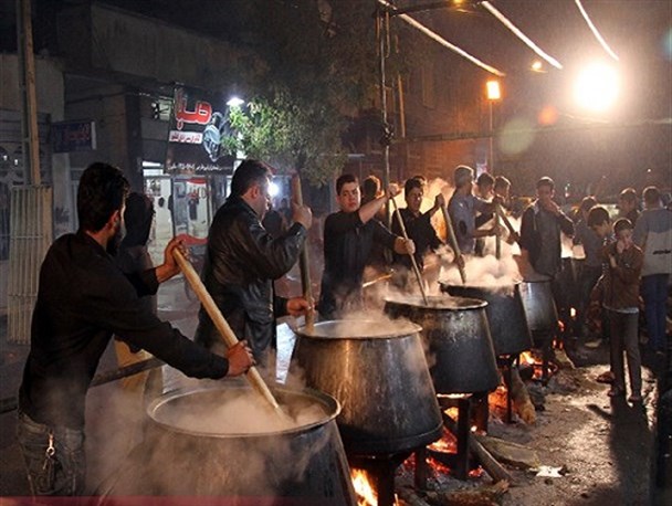 آغاز نذر حلیم پزان عزاداران ایرانشهری