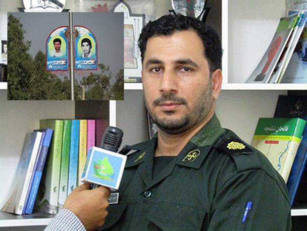 نصب تصویر تمام شهدای اندیمشک در ورودی شهر