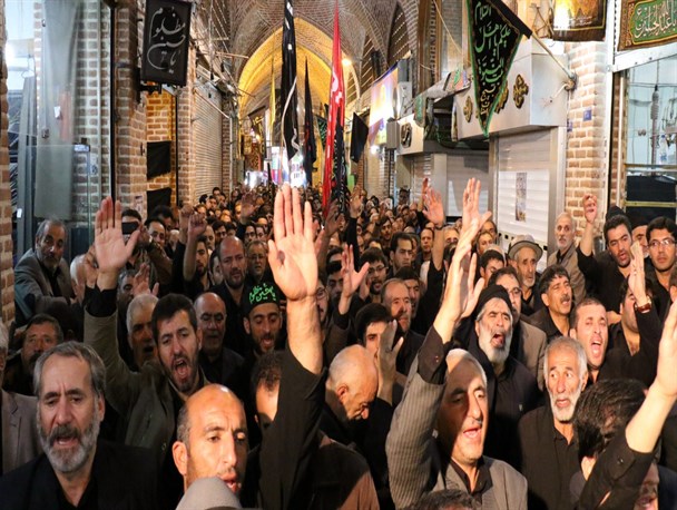 عزاداری نیروهای مسلح و ادارات اردبیل +تصاویر