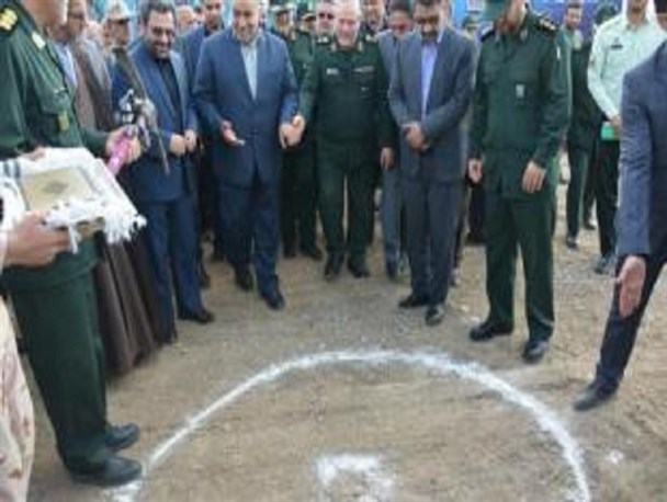 کلنگ زنی باغ موزه دفاع مقدس در استان کرمانشاه با حضور سردار صفوی