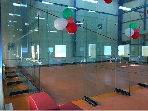 کلنگ نخستین کورت استاندارد اسکواش جنوب کشور در بندرعباس به زمین زده شد