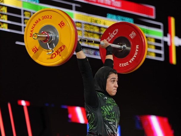وزنه برداری قهرمانی آسیا| پنجمی کشاورز در دسته 64 کیلوگرم زنان