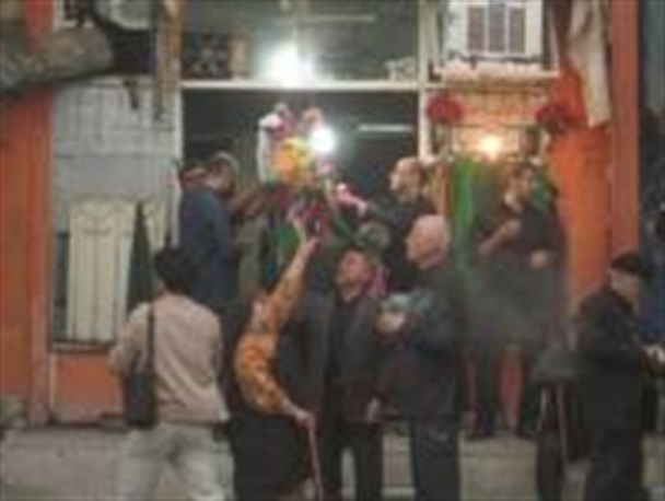 تصاویر/ مراسم طوق بندان محله های نعلبندان ، پاسرو و میخچه گران