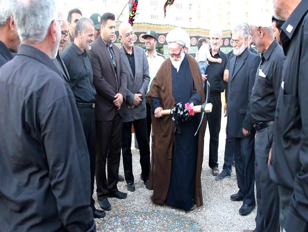 مراسم کلنگ زنی مسجد شهرک پیامبر اعظم هرمزگان برگزار شد