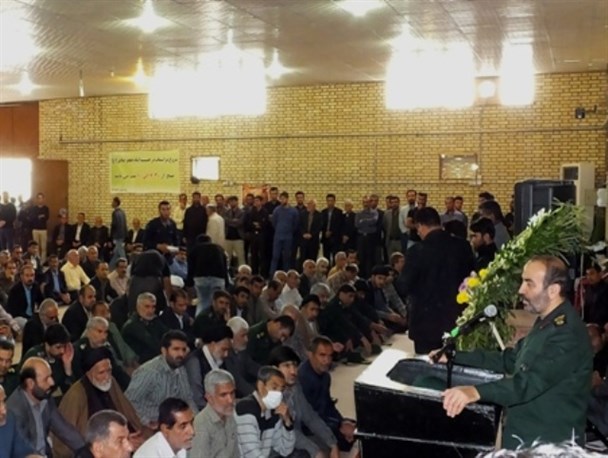 مراسم سومین روز درگذشت سرهنگ پاسدار"جهان پناه سیناء"