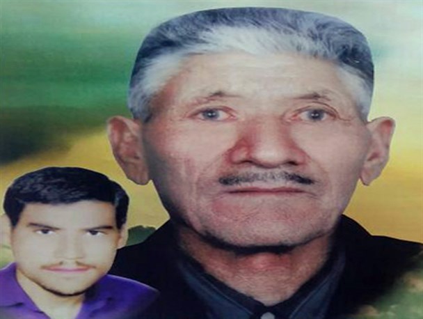 پدر شهید اسماعیل مرادی جابری به فرزند شهیدش پیوست