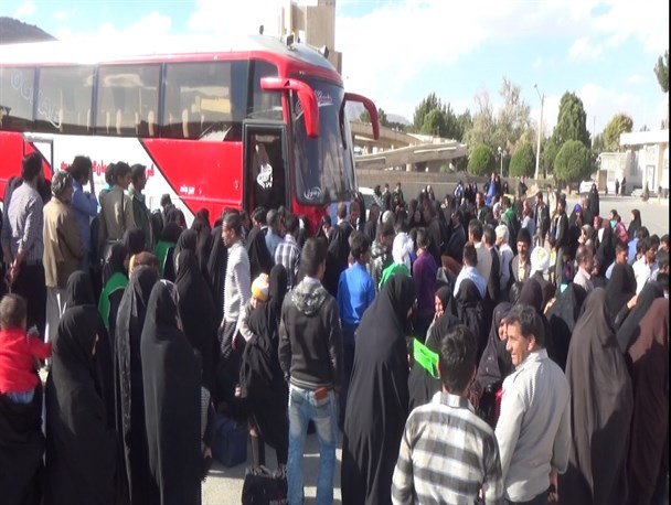 100 نفر از زائرین پیاده روی اربعین سربیشه راهی کربلا شدند