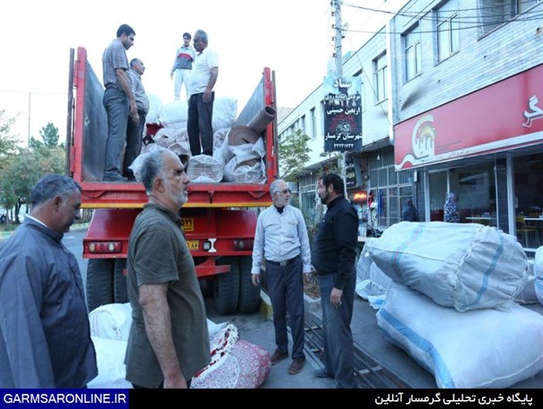 گزارش تصویری کاروان نذورات مردمی  گرمسار به مراسم اربعین حسینی