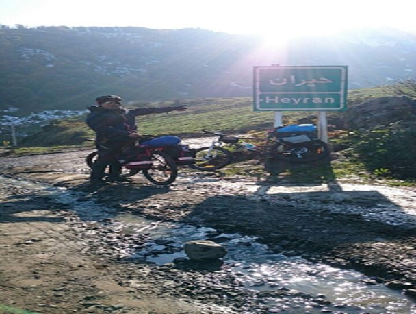 رکاب زنان شاندیزی در مسیر گردنه حیران