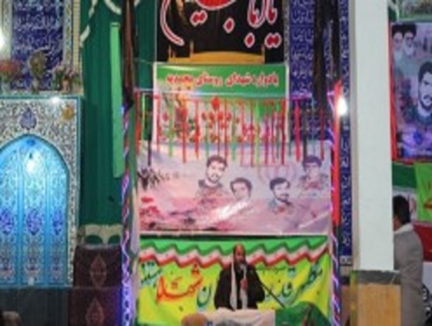 یادواره شهدای روستای محمدیه در جوار امامزاده بی بی فاطمه/تصاویر
