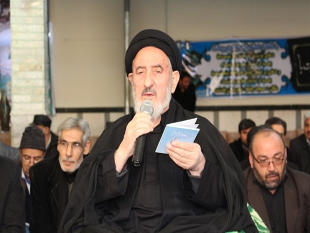 مراسم قرائت زیارت از بعید در مسجد جامع پلدشت برگزار شد/ تصاویر